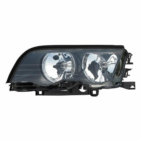 DISFRUTE Left Halogen Headlamp Assembly with Composite for 1999-2000 BMW E46 DI3641704